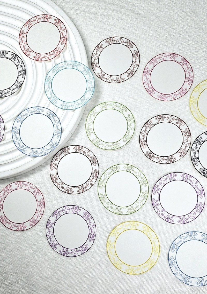 Ring Pattern Decor - 便條紙/便利貼 - 紙 多色