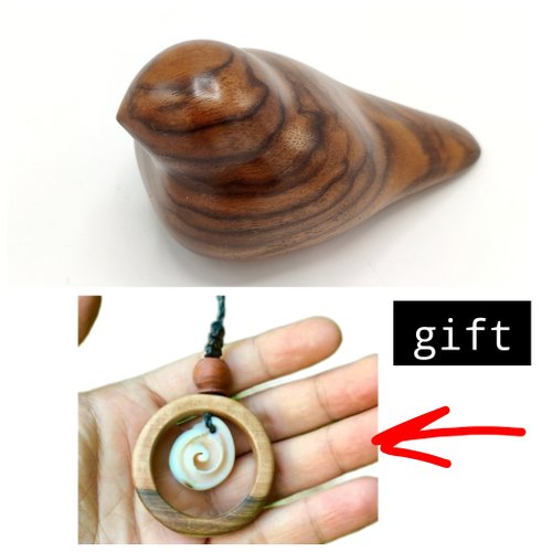 Choobsa Wooden decorative Handcarved bird with gift for you
