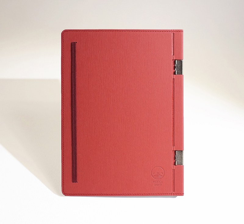 Happy Earth | A5 Recycled Paper Notebook-Berry - Notebooks & Journals - Paper Red
