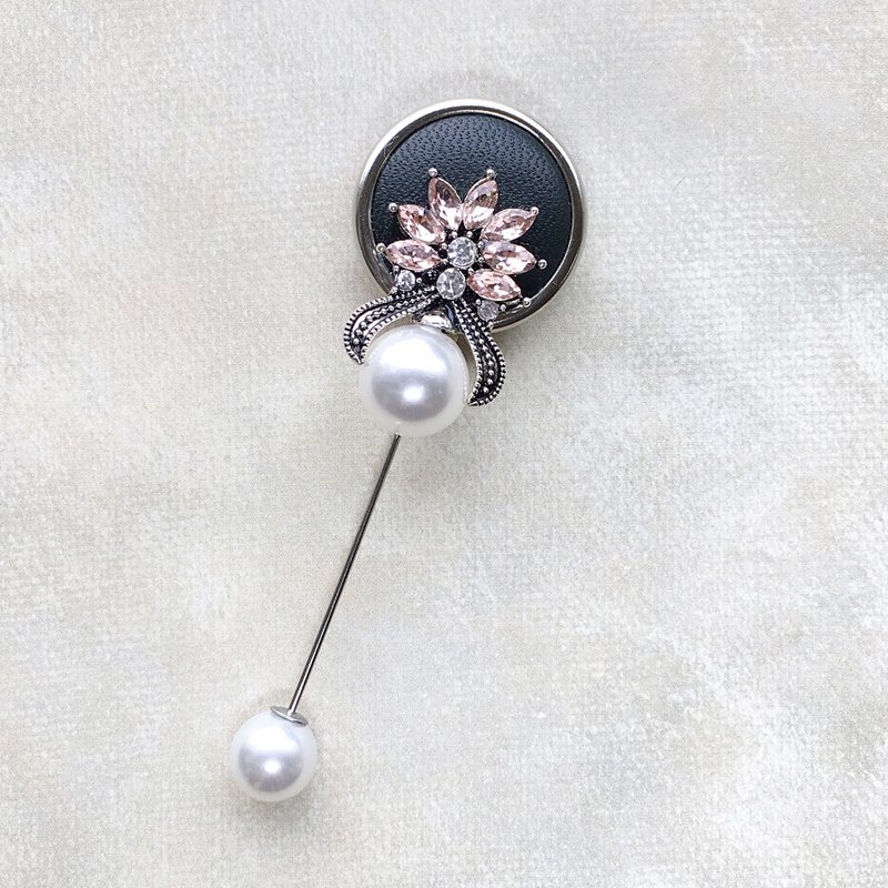 Vintage series | Pin/Brooch - Brooches - Other Metals Transparent