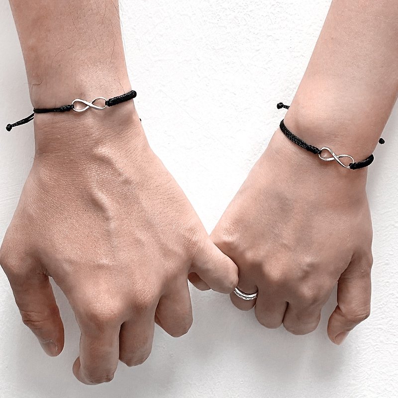 Elegant Infinity Couples Bracelet | Love Couples Bracelets | Couples Bracelets - Bracelets - Silver 