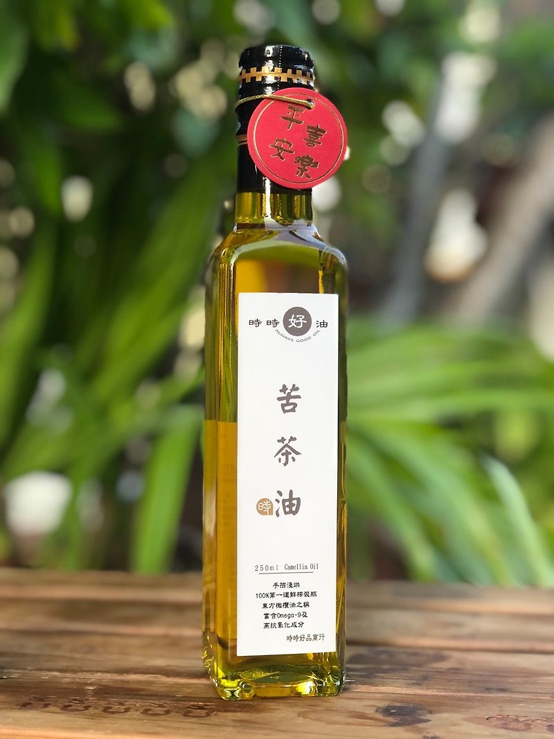 100% Taiwan bitter tea oil ~ always good oil physical store so peace of mind - เครื่องปรุงรส - แก้ว สีทอง