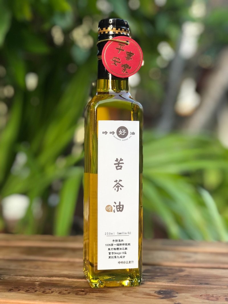 100% Taiwan bitter tea oil ~ always good oil physical store so peace of mind - เครื่องปรุงรส - แก้ว สีทอง