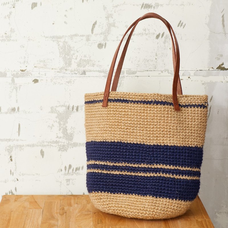 Small Blueberry Tote - Handbags & Totes - Cotton & Hemp 