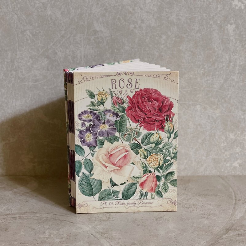 玫瑰 法式手工書 - 筆記本/手帳 - 紙 