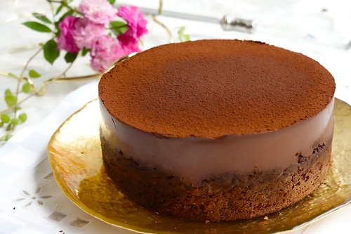 VEGANNA安娜法蘭 法國純植甜點 古典巧克力米輕糕 －無麩純素－