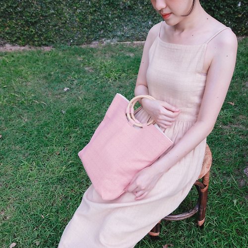 summermelody Summer Melody Modern Vintage Handbag - Peach Pink