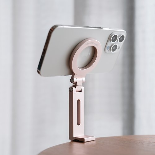 ideamonster ShimmerMag 鋁合金磁吸旅行手機支架 | 360度 MagSafe
