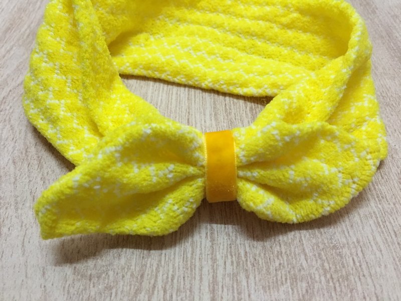 Rabbit ear hair band yellow egg Easter Egg paragraph - Hair Accessories - Other Materials Yellow