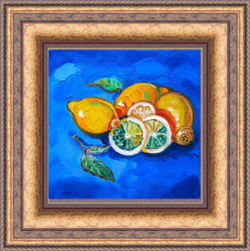 油彩画 レモンとボウル 油彩画 レモンとボウル 【油絵】リアルなレモンを1時間で描く方法。 29