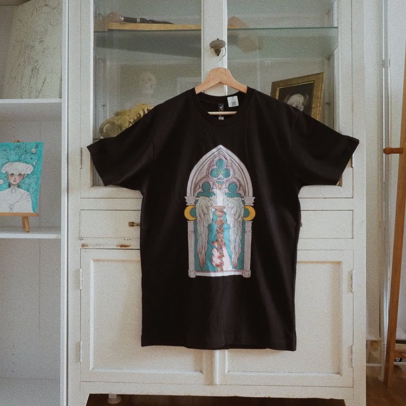 翼をなくした天使のTシャツ - 女 T 恤 - 棉．麻 