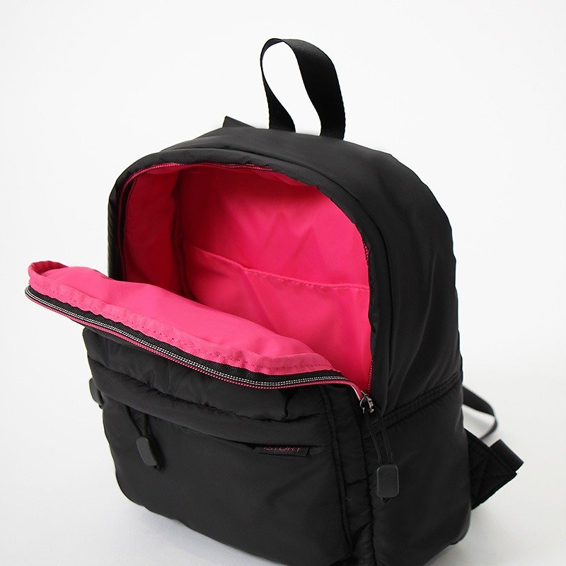 Backpack (small). Black ╳ Peach - อื่นๆ - วัสดุอื่นๆ สีดำ