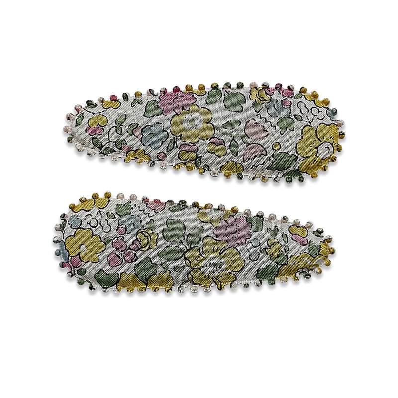 Australia Josie Joan's Handmade Floral Fabric Hair Clip (L) - Sophie - เครื่องประดับผม - ผ้าฝ้าย/ผ้าลินิน 