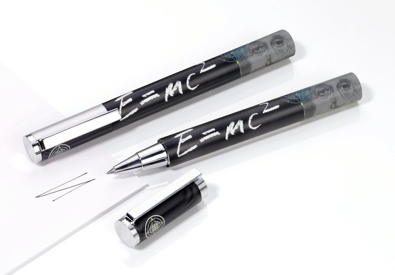 E=mc2 愛因斯坦鋼珠筆 - 鋼珠筆 - 其他金屬 黑色