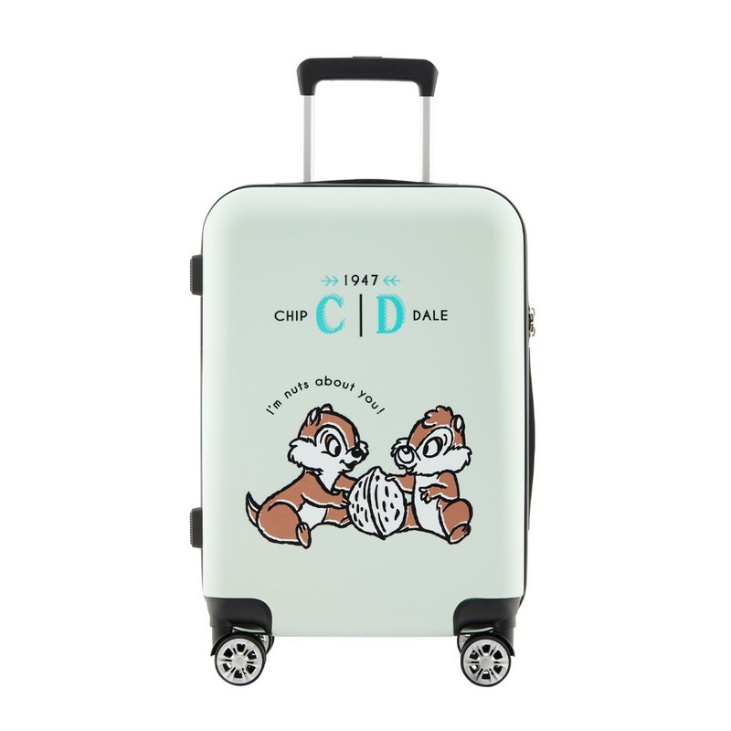 【Disney迪士尼】 20吋行李箱-奇奇蒂蒂綠 - 行李箱/旅行袋 - 塑膠 綠色