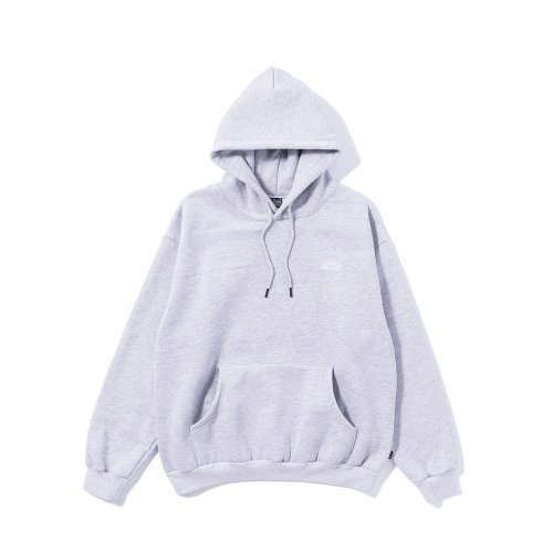 POLER 臺灣總代理 日本限定 POLER MCQUEEN HOOD 刺繡日昇帽T / 灰
