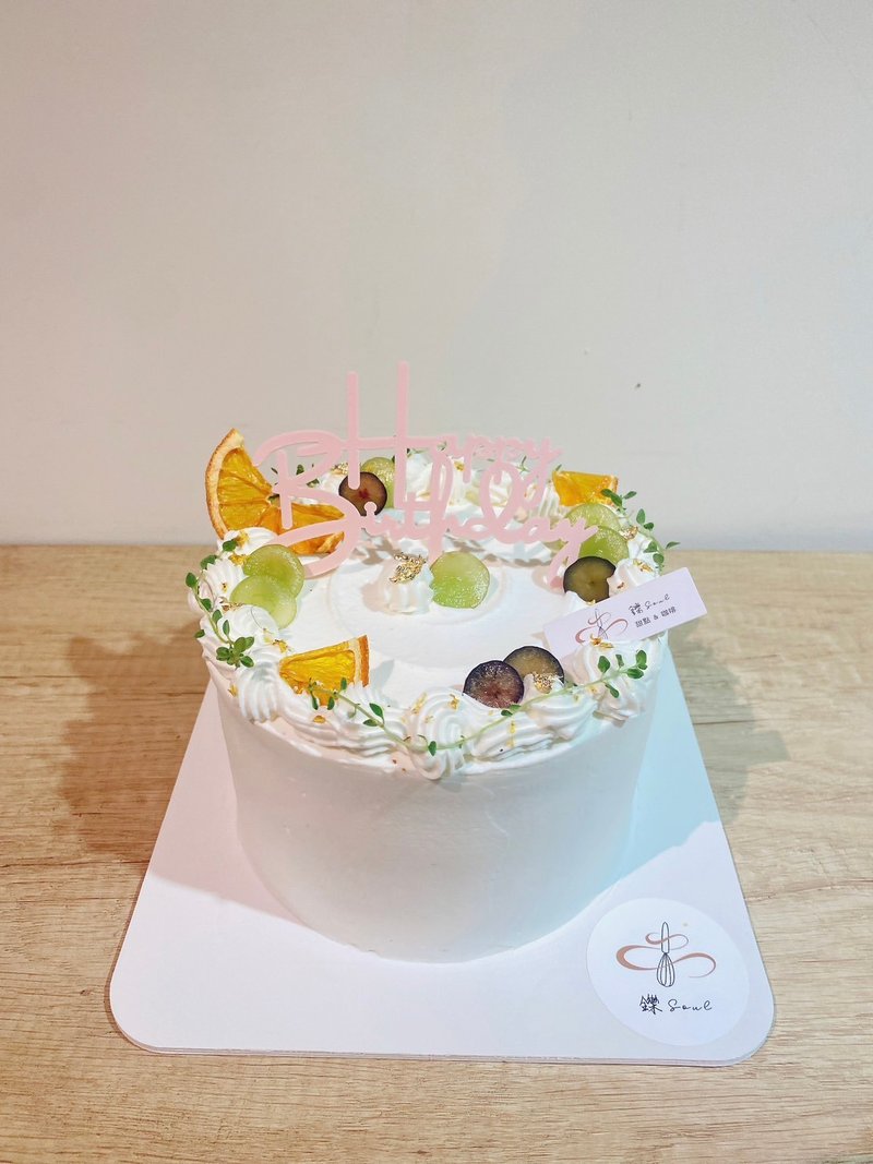 Fruit Cake Customized Birthday Cake Chiffon Cake Dessert Birthday Celebration Taipei - Cake & Desserts - Fresh Ingredients 