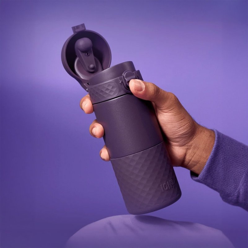 ION8 Mug Insulated Steel 保溫水壺I8HS360 (收納扣環) 360ml - 保溫瓶/保溫杯 - 不鏽鋼 灰色