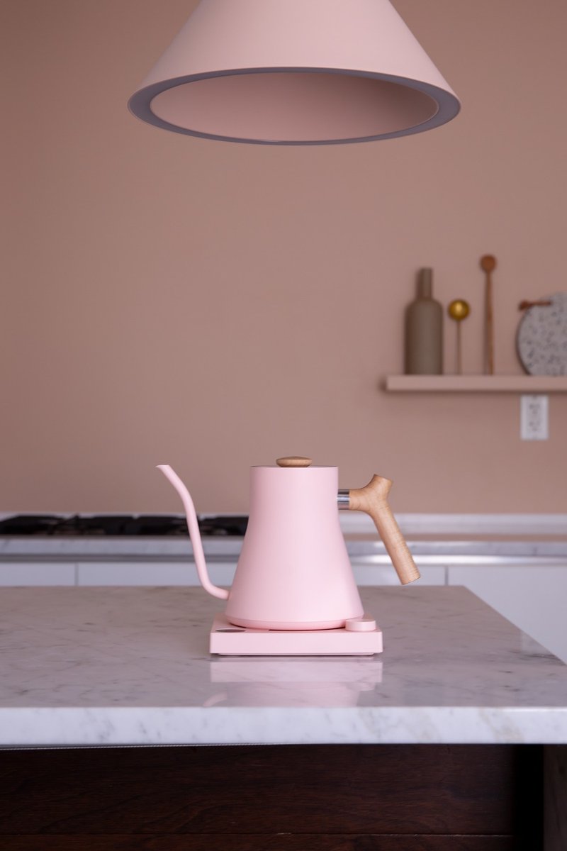 英式插頭220V 香港版－FELLOW STAGG EKG 電子溫控手沖壺 600ml - 廚具 - 不鏽鋼 粉紅色