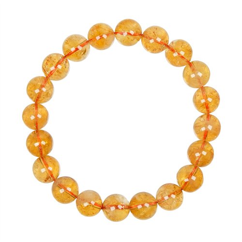 正佳珠寶 Gemsrich Jewelry 【正佳珠寶】黃水晶 高品淨體阿賽 9.4-9.8mm 黃水晶手珠