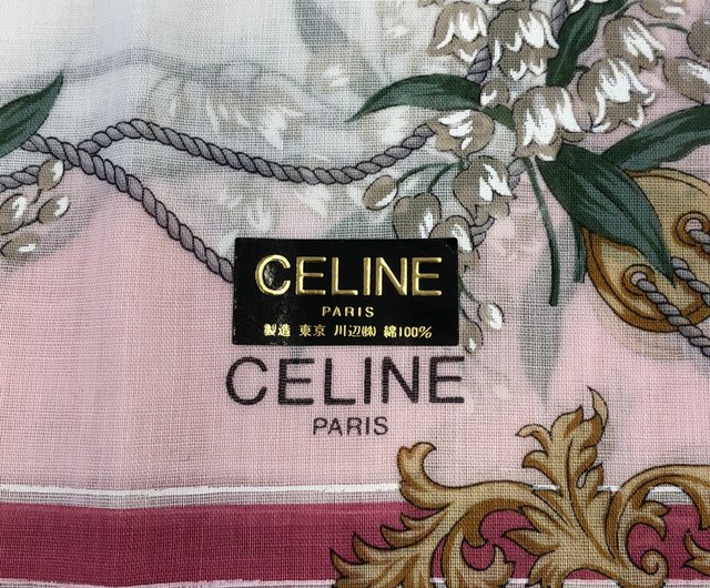 CELINE セリーヌ マカダム ハンカチ チーフ - 小物