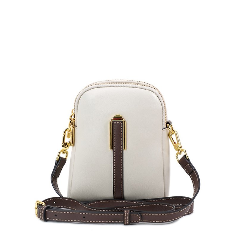 Roberta di Camerino GRETA SHOULDER & CROSSBODY BAG - Messenger Bags & Sling Bags - Genuine Leather White