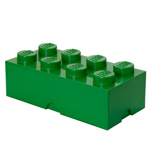 Room Copenhagen 台灣代理（昱瑒） Room Copenhagen 樂高 LEGO 8凸收納盒-深綠(40041734)