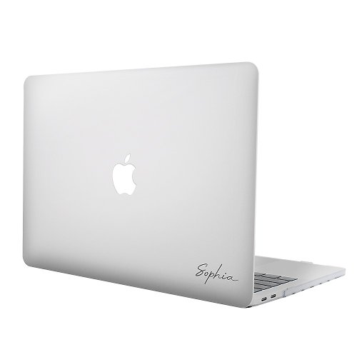 禮大人 【客製化禮物】MacBook保護殼 電腦保護殼 簡約簽名設計款