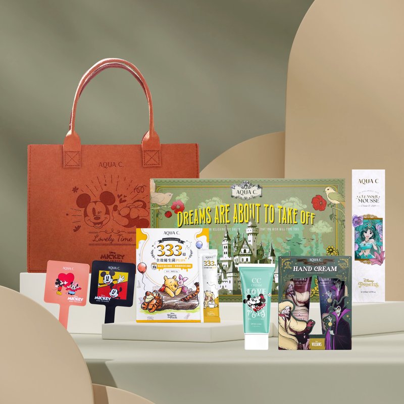 【Disney】Flower Golden Ceremony Maintenance Gift Box - ชุดของใช้พกพา - กระดาษ 