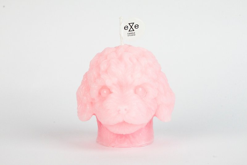 Poodle Candle - Candles & Candle Holders - Paper Pink