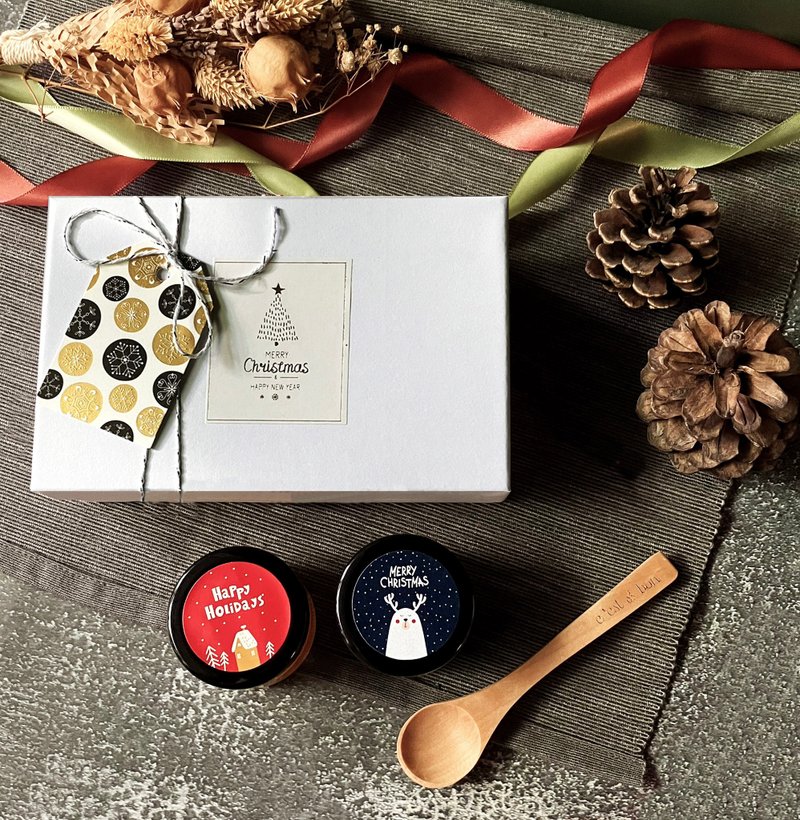 [Christmas Gift Box] Limited Edition | Golden Christmas 50g Handmade Jam Set Exchange Gift - แยม/ครีมทาขนมปัง - อาหารสด สีทอง