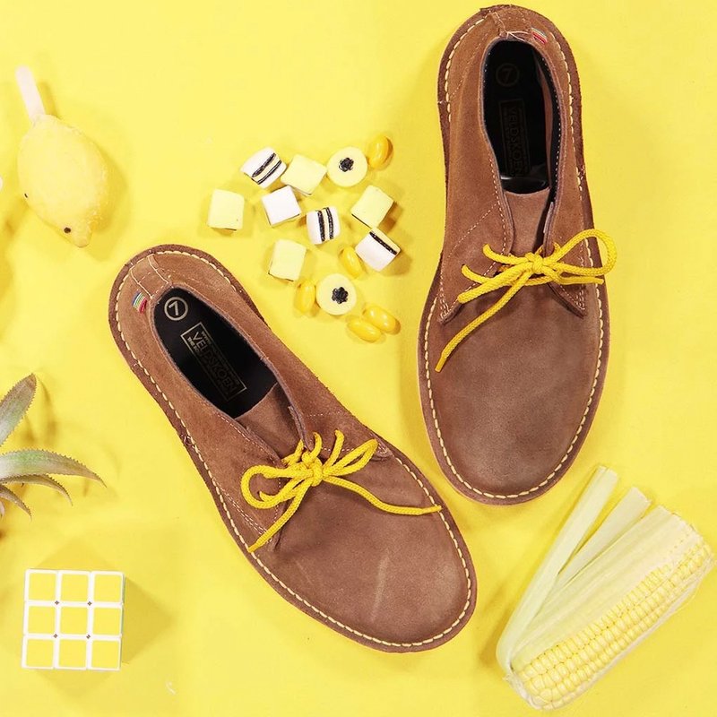 Veldskoen Heritage Vilikazi Yellow - Men's Casual Shoes - Genuine Leather Yellow