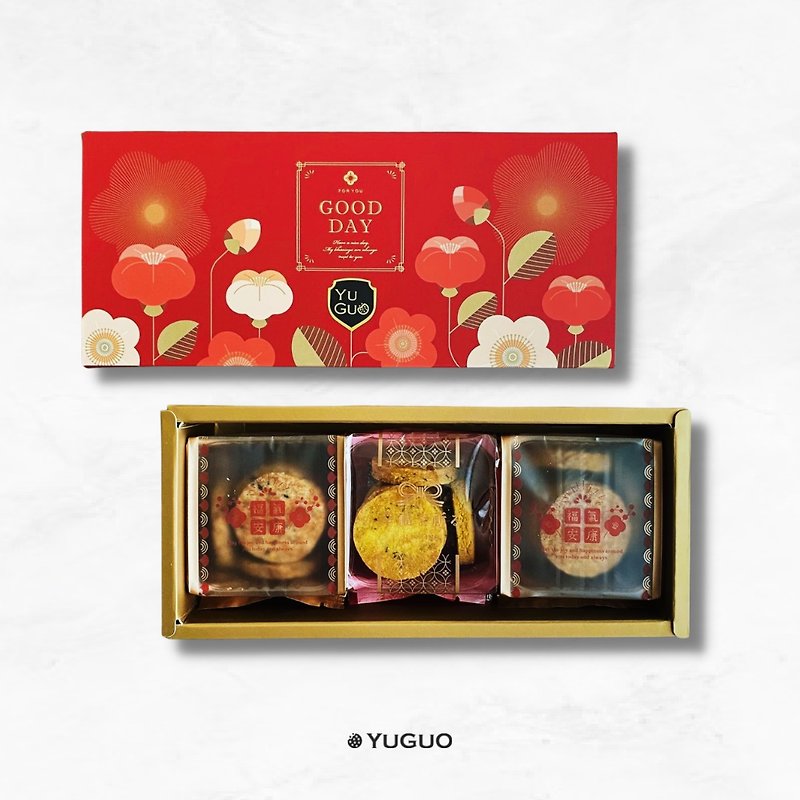 Elm Fruit Accompanying Gift [Fukang Style] - คุกกี้ - อาหารสด สีแดง