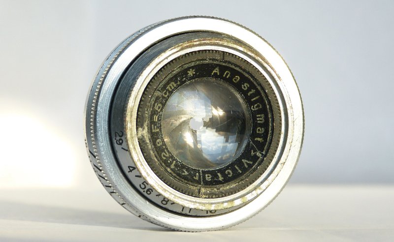 Anastigmat Victar 2.9/50 M40 mount lens for Praktiflex SLR Germany - 相機/拍立得/底片相機 - 其他材質 銀色