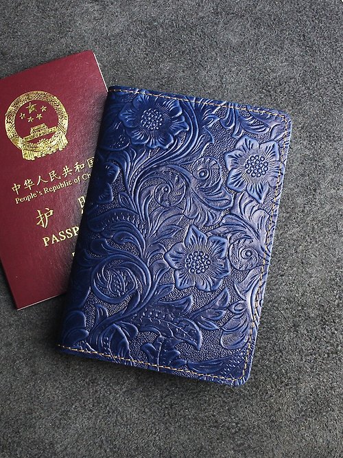 梵果 復古頭層牛皮護照套 護照夾 | 手縫護照包 | 多功能證件護照套