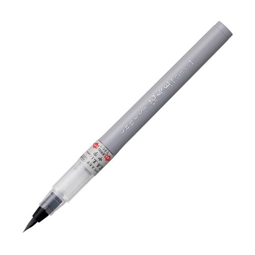 吳竹 臺灣總代理 【Kuretake 日本吳竹】完美王墨筆 灰色中字 91號 (XO50-091B)