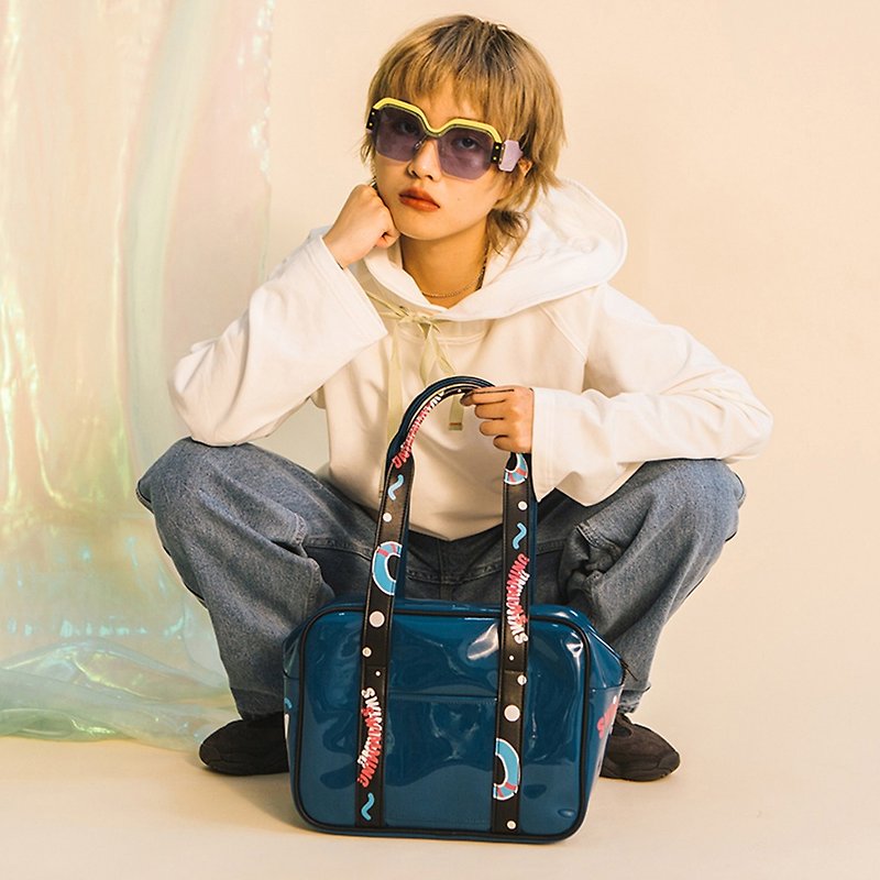 Cute fun outdoor travel sports big bag shoulder bag handbag - Handbags & Totes - Other Materials 