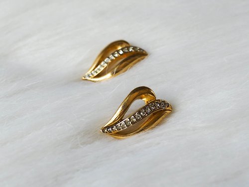 河水山 青春美好輝煌的華麗年代 古董珠寶輕飾品耳針式飾品 耳環earrings