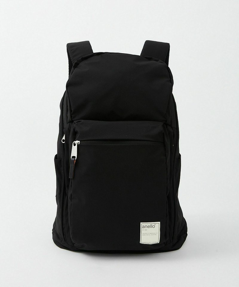 anello CIRCLE Light Weight Water-repellent Backpack ATB3981Z Black - กระเป๋าเป้สะพายหลัง - เส้นใยสังเคราะห์ สีดำ