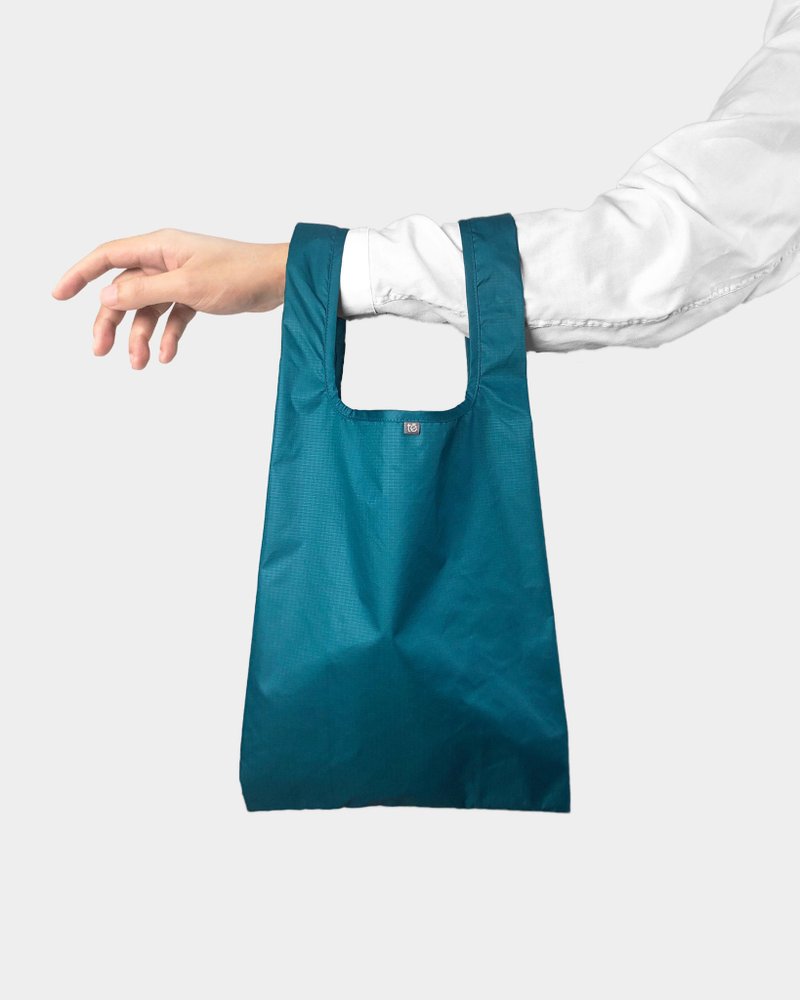 U3 reusable bag / Bondi Blue - กระเป๋าถือ - เส้นใยสังเคราะห์ สีน้ำเงิน