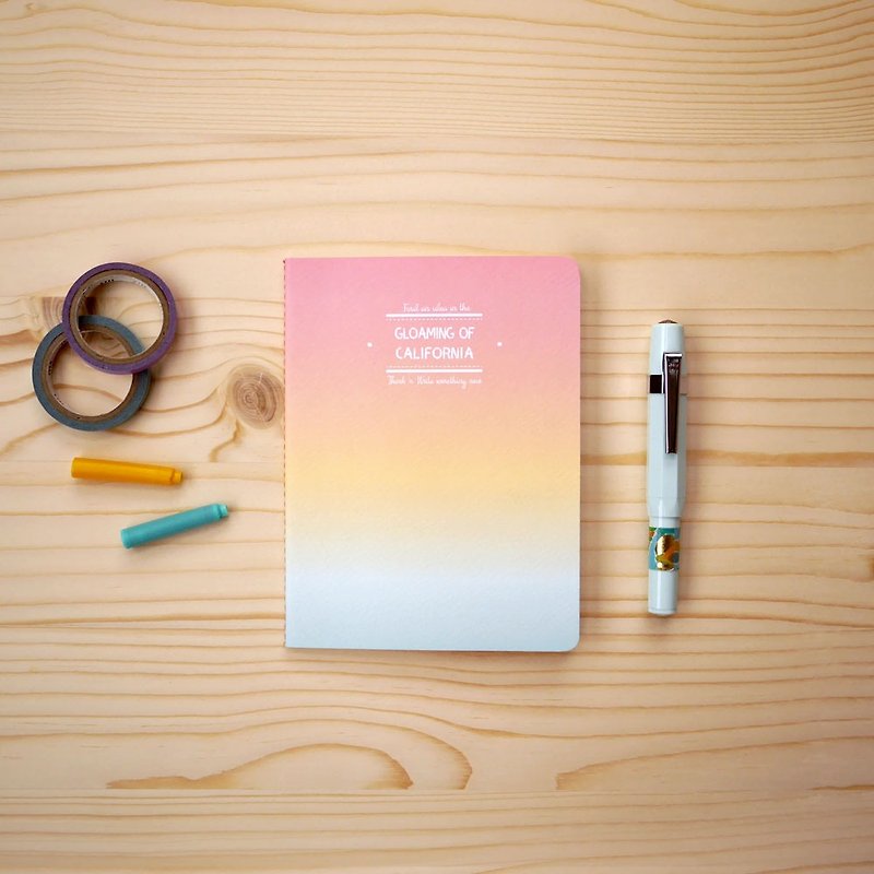 Bachuan paper limited-phantom gradient notebook A6, California sunset - Notebooks & Journals - Paper Multicolor