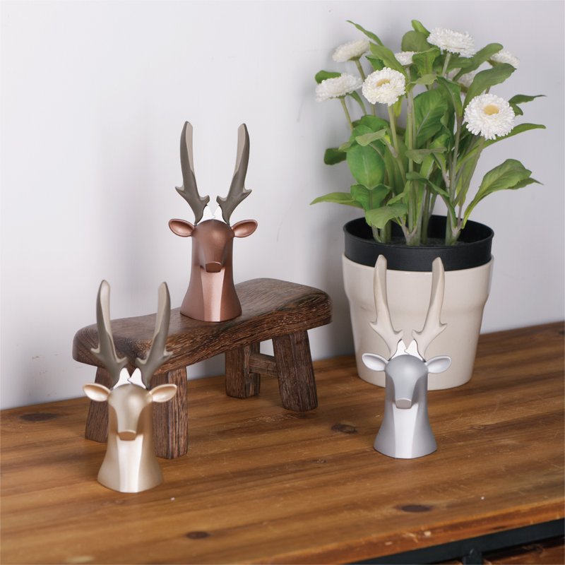 Dear Deer II Pliers For Desk - ของวางตกแต่ง - โลหะ สีเงิน