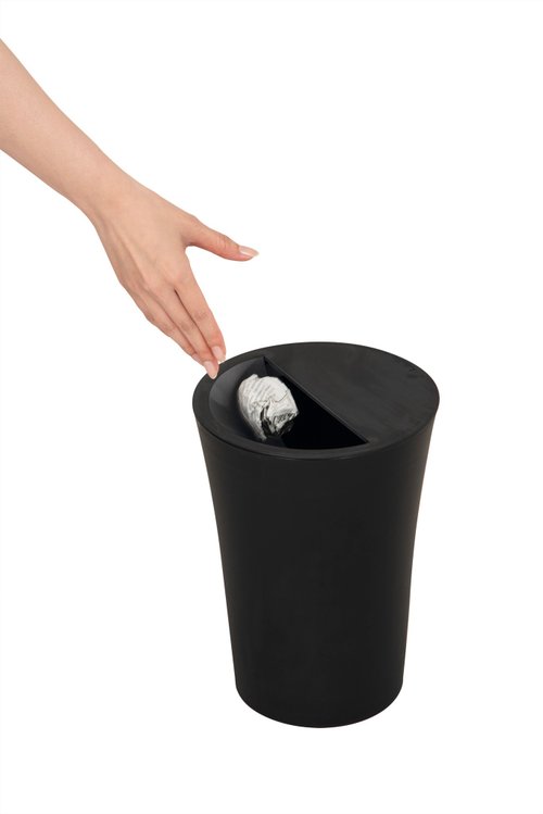 日本TONBO (新輝合成) 日本TONBO UNEED系列圓形半開垃圾桶7.3L