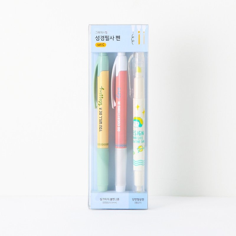 Hello Jane Hello Jane Series Simple Line Series Note Set SET C - ปากกา - พลาสติก 