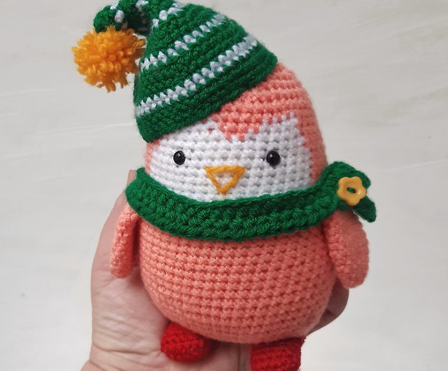 Hand Crochet Funny Christmas Penguin Stuffed Toys Animals Knit Gift  Amigurumi - Shop CrochetByIryska Kids' Toys - Pinkoi