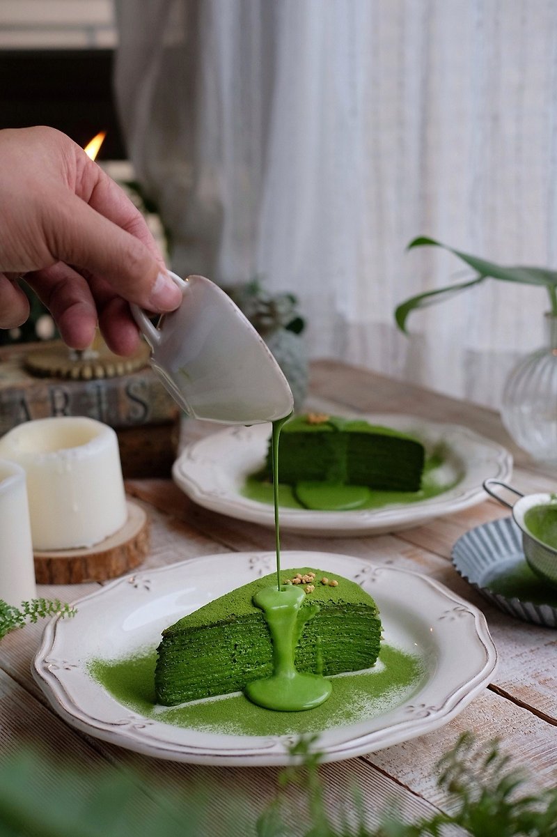 宅配65%濃抹茶千層 - 蛋糕/甜點 - 其他材質 綠色