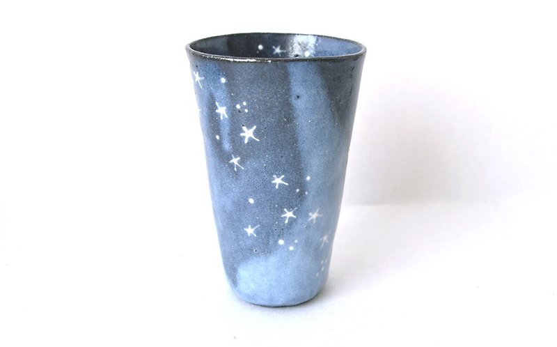 星のタンブラー　inner space　 500ml入ります - 咖啡杯 - 陶 藍色
