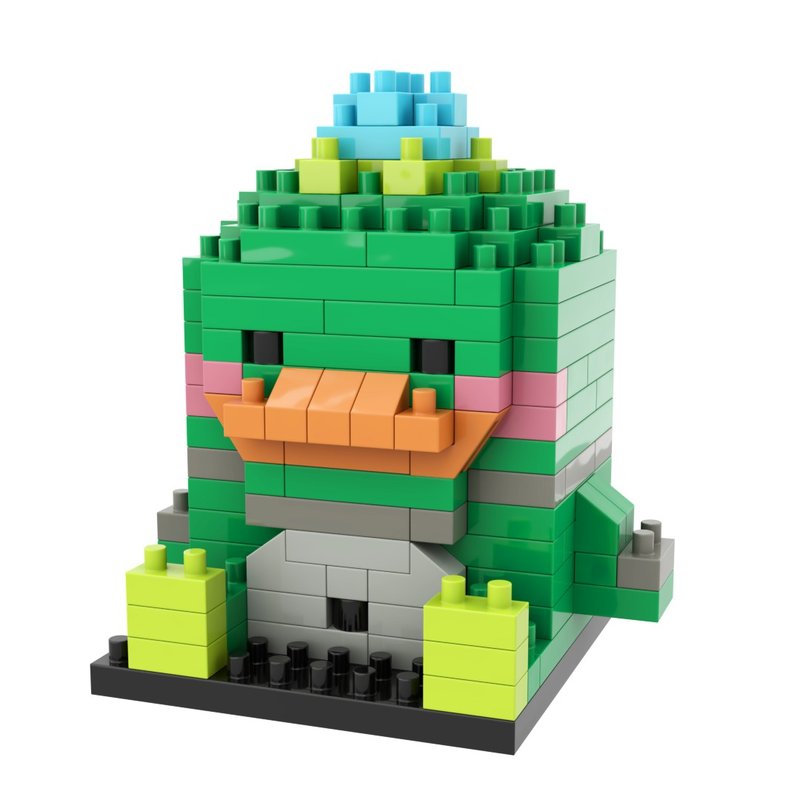 Archbrick x KAPPAASSSSS 尻太郎超人積木 Nanoblock - 玩偶/公仔 - 塑膠 多色