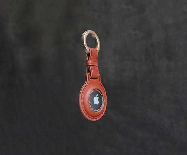 UNICレザーAirTag保護ケース/レザーキーホルダー/3D立体造形