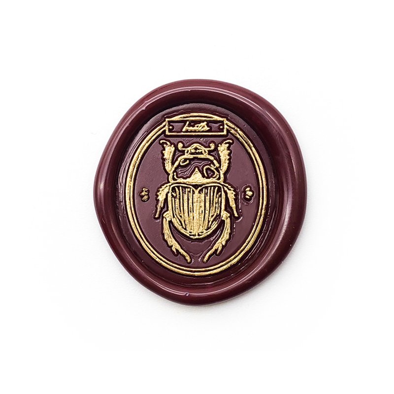 Scarab Beetle Wax Seal Stamp - misterrobinson - ตราปั๊ม/สแตมป์/หมึก - ทองแดงทองเหลือง 